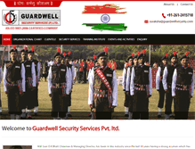 Tablet Screenshot of guardwellsecurity.com